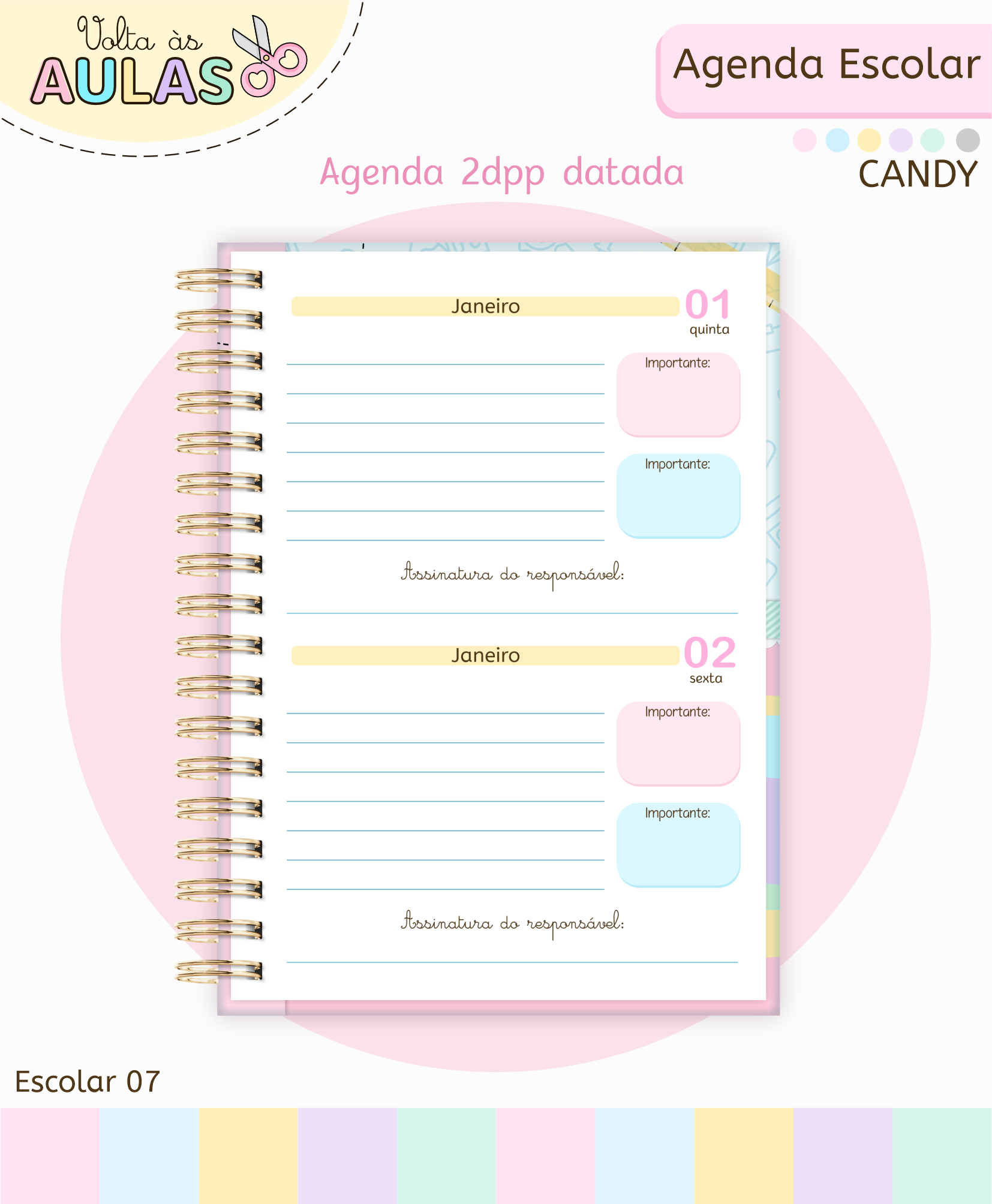 Arquivo Pack Agendas Escolares A5 2026 4