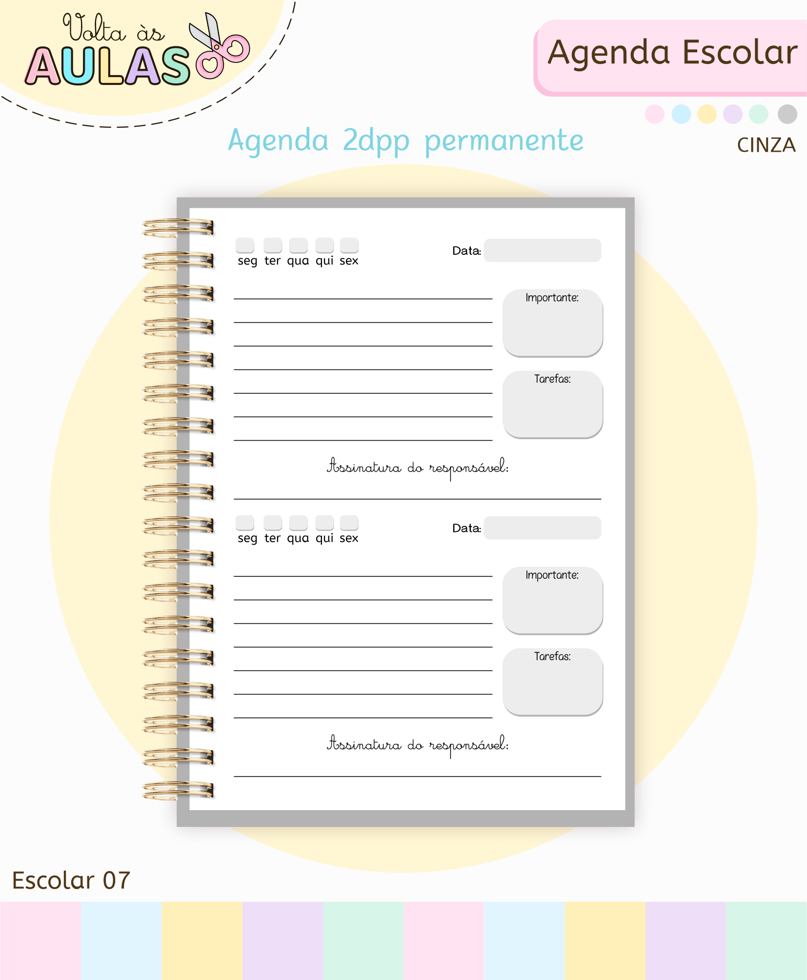 Arquivo Pack Agendas Escolares A5 2026 5