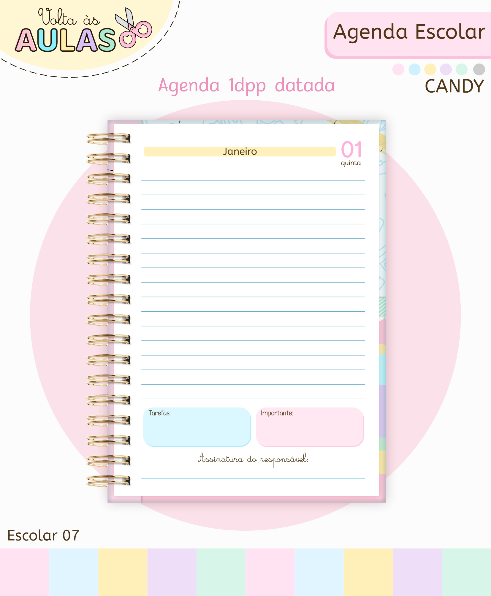 Arquivo Pack Agendas Escolares A5 2026 7