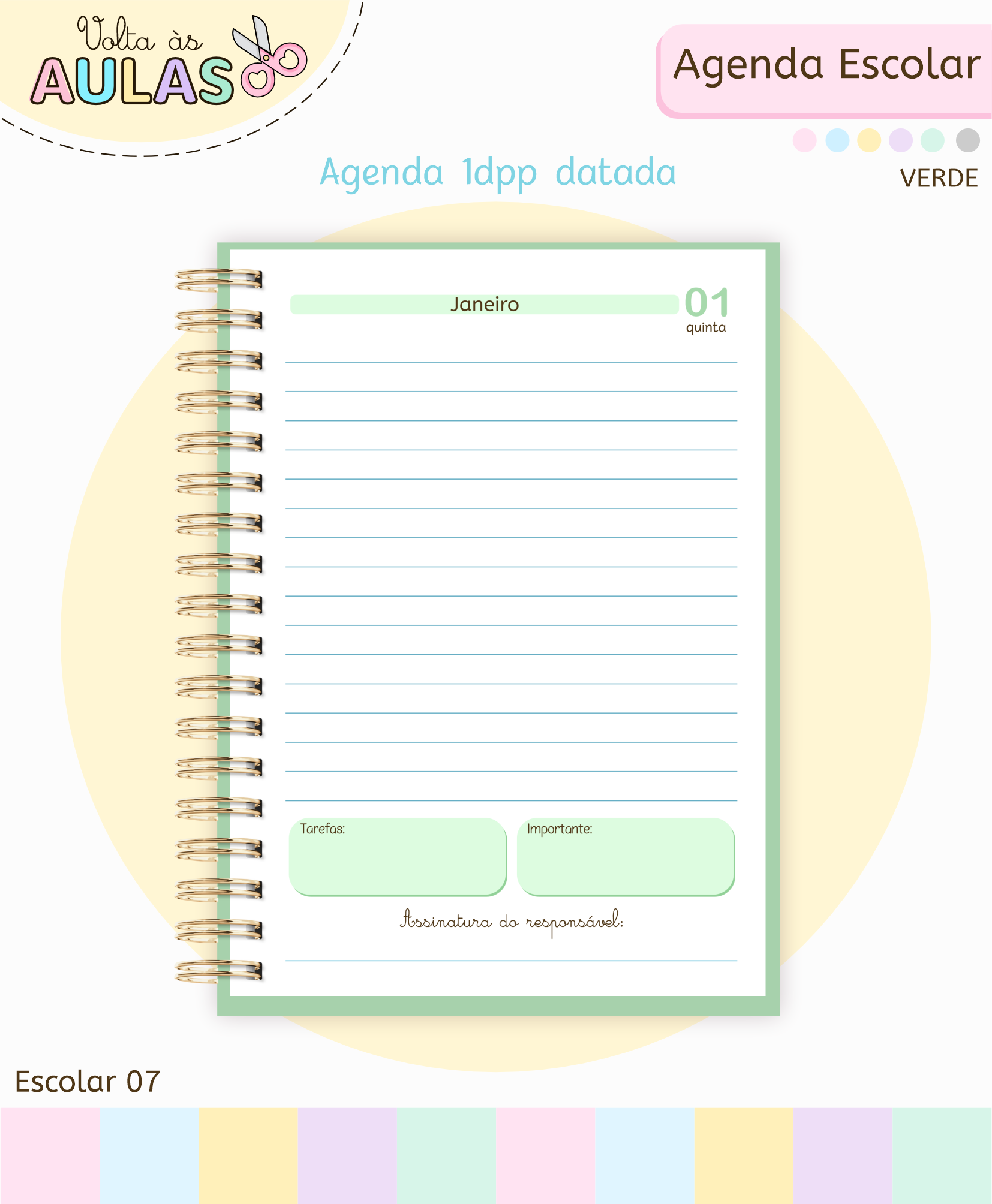 Arquivo Pack Agendas Escolares A5 2026 8