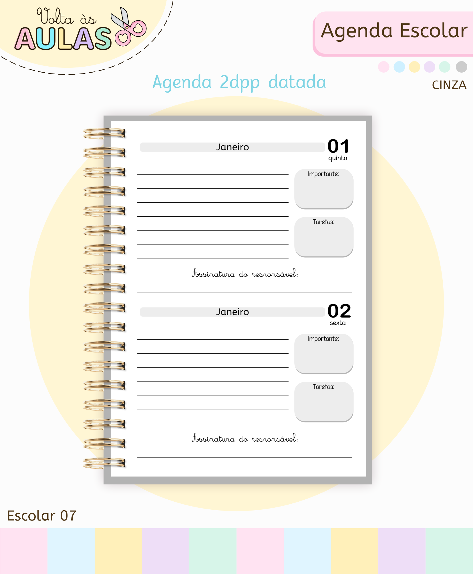 Arquivo Pack Agendas Escolares A5 2026 9