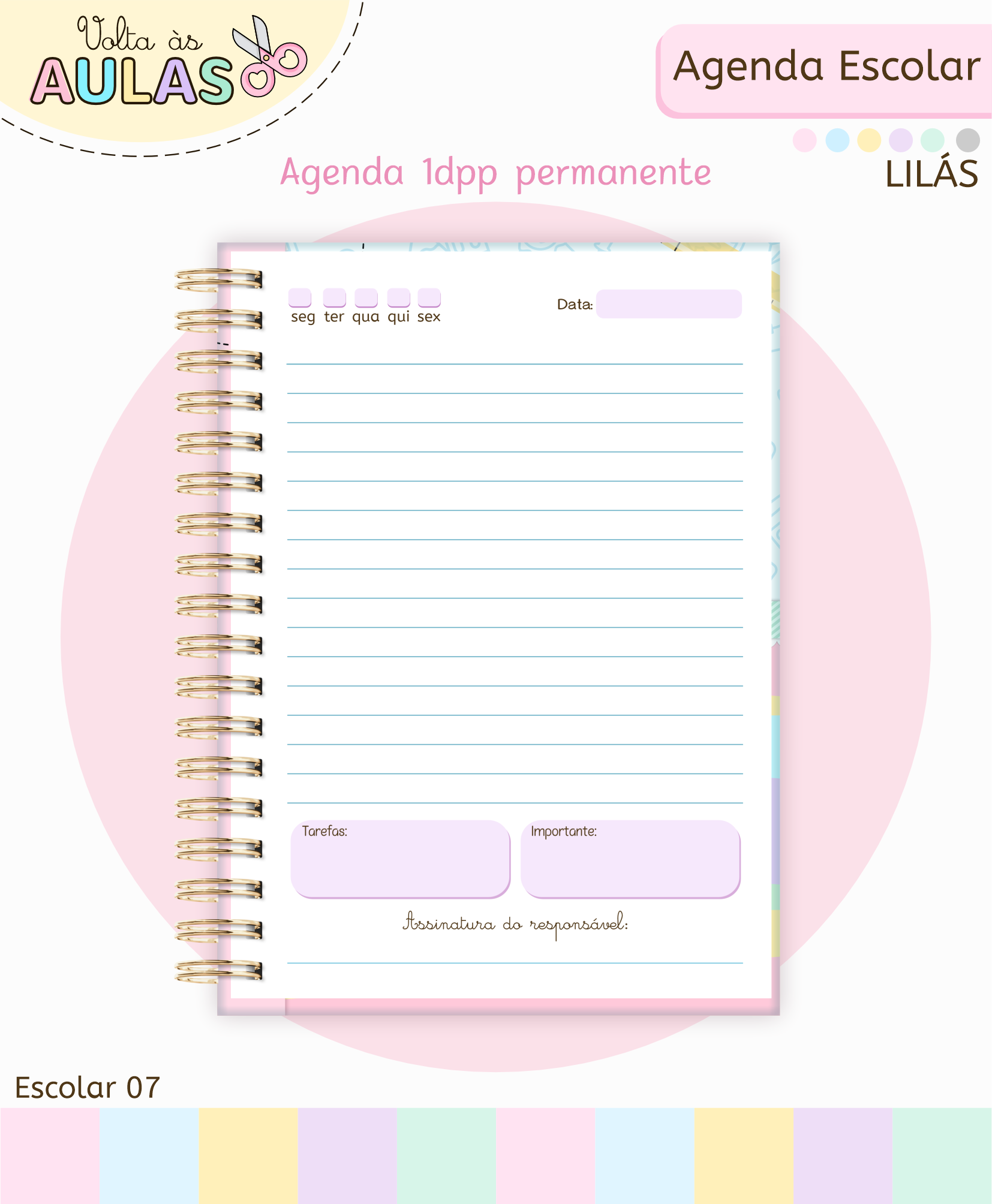 Arquivo Pack Agendas Escolares A5 2026 15