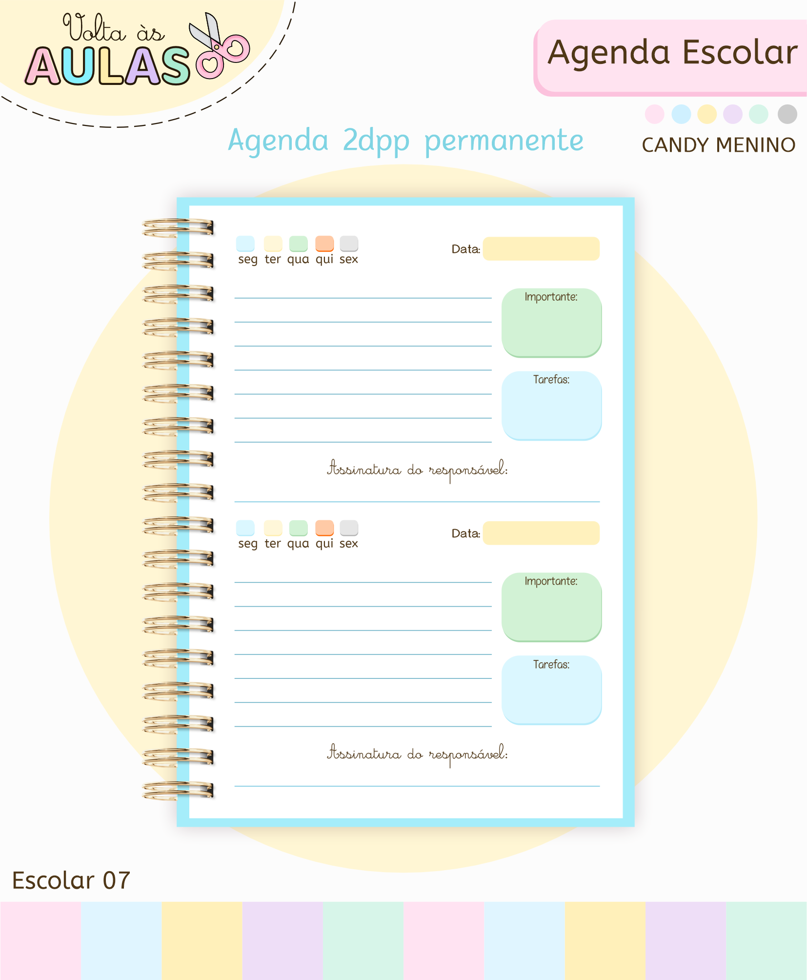 Arquivo Pack Agendas Escolares A5 2026 16