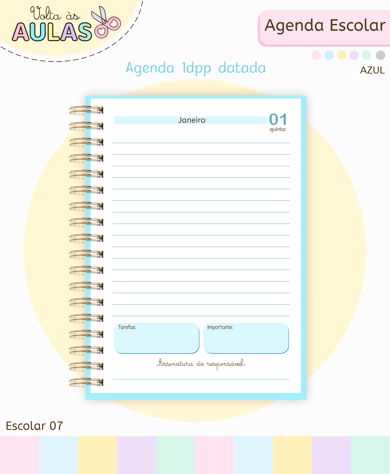 Arquivo Pack Agendas Escolares A5 2026 17