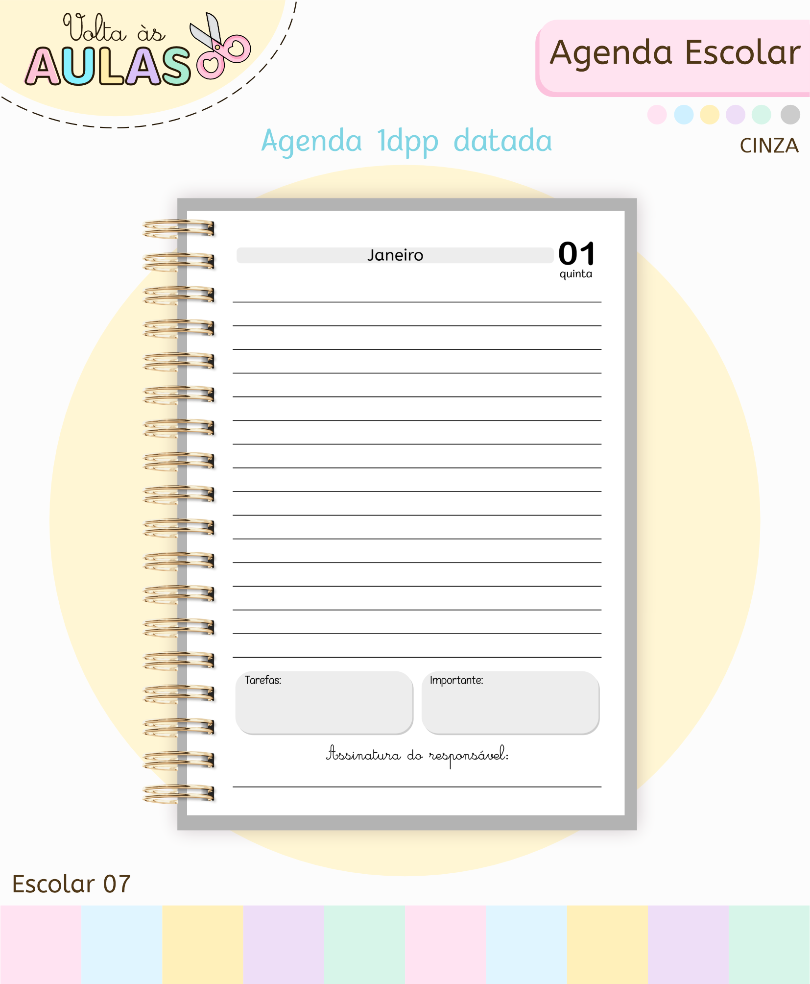 Arquivo Pack Agendas Escolares A5 2026 19