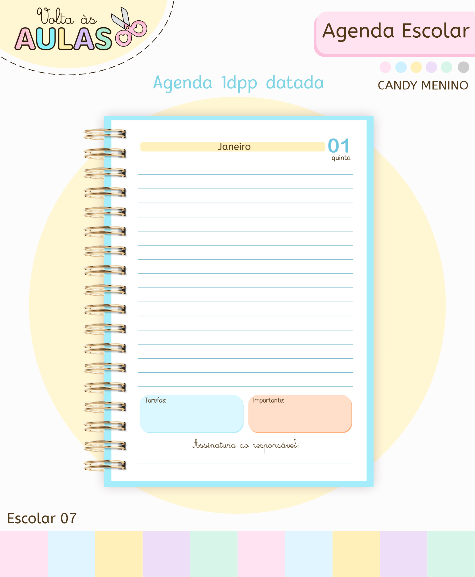 Arquivo Pack Agendas Escolares A5 2026 23