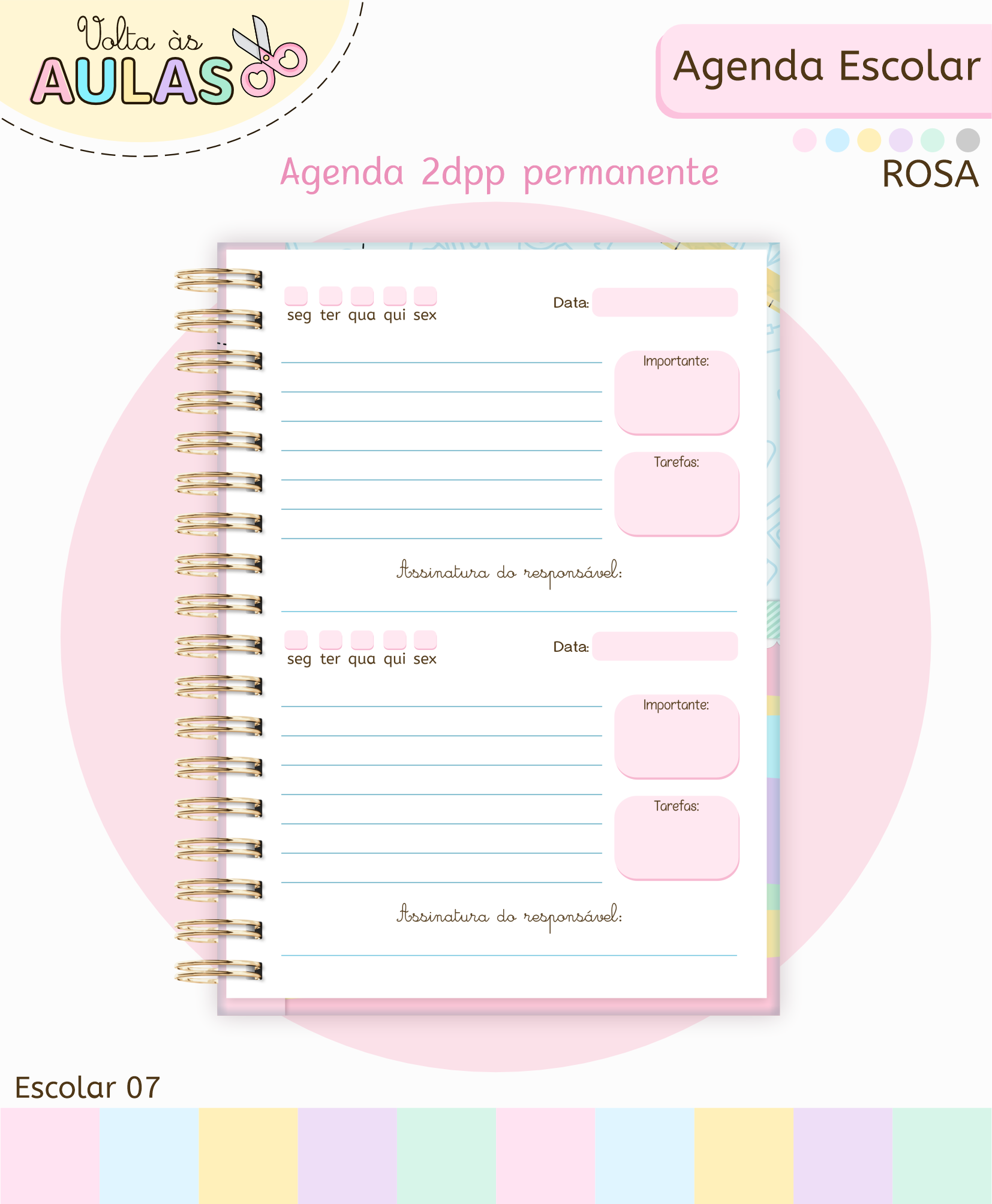 Arquivo Pack Agendas Escolares A5 2026 25