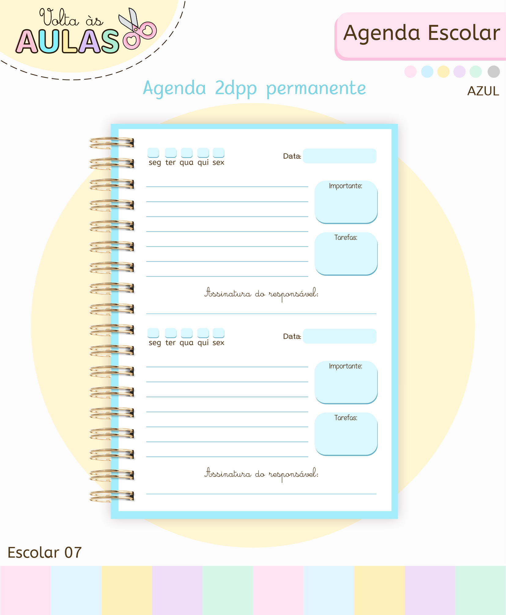 Arquivo Pack Agendas Escolares A5 2026 27