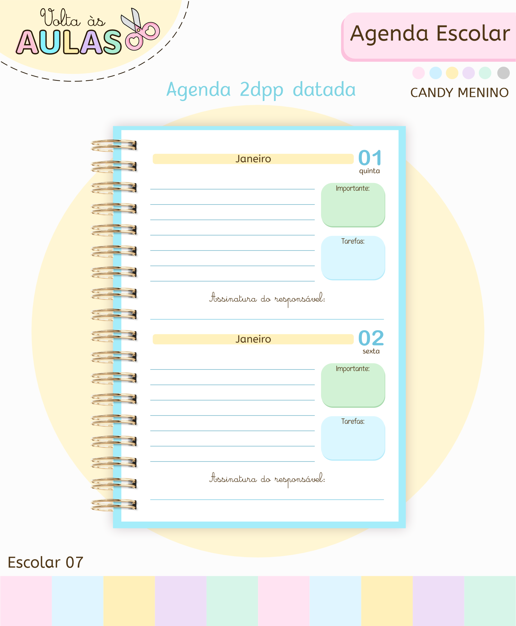 Arquivo Pack Agendas Escolares A5 2026 30