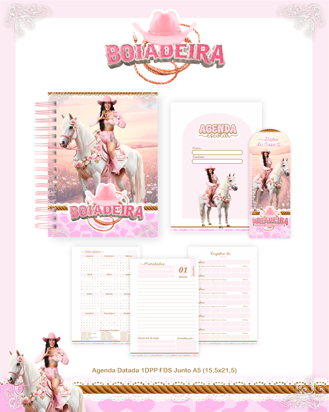 Arquivo Encadernação Escolar 2026 Ana Castela Boiadeira 5