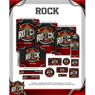 Arquivo Encadernação Escolar 2026 Rock