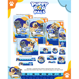 Arquivo Encadernação Escolar 2026 Puppy Dog