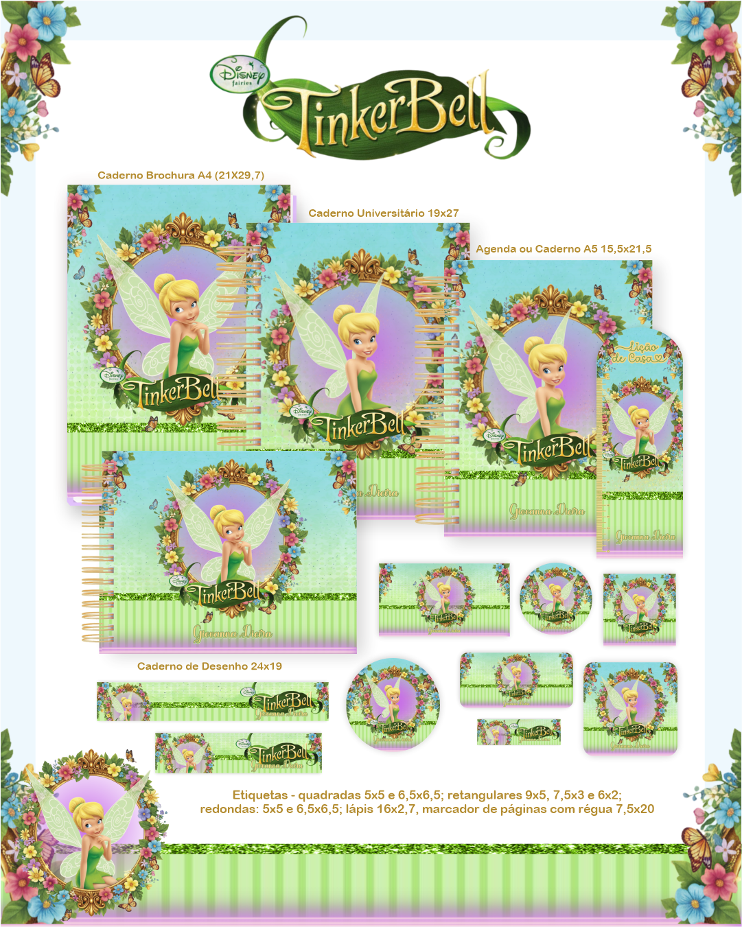 Arquivo Encadernação Escolar 2026 Sininho 1