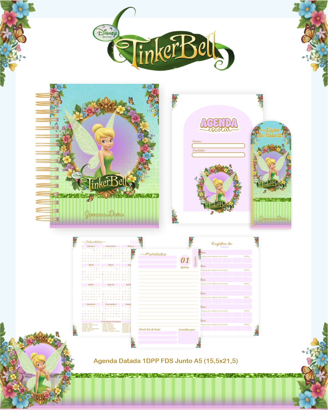 Arquivo Encadernação Escolar 2026 Sininho 2