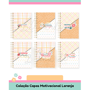 Arquivo Coleção de Capas Motivacional Laranja