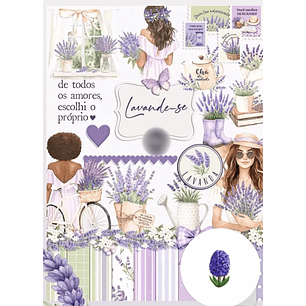 Arquivo Kit Digital Lavanda (Lilás)