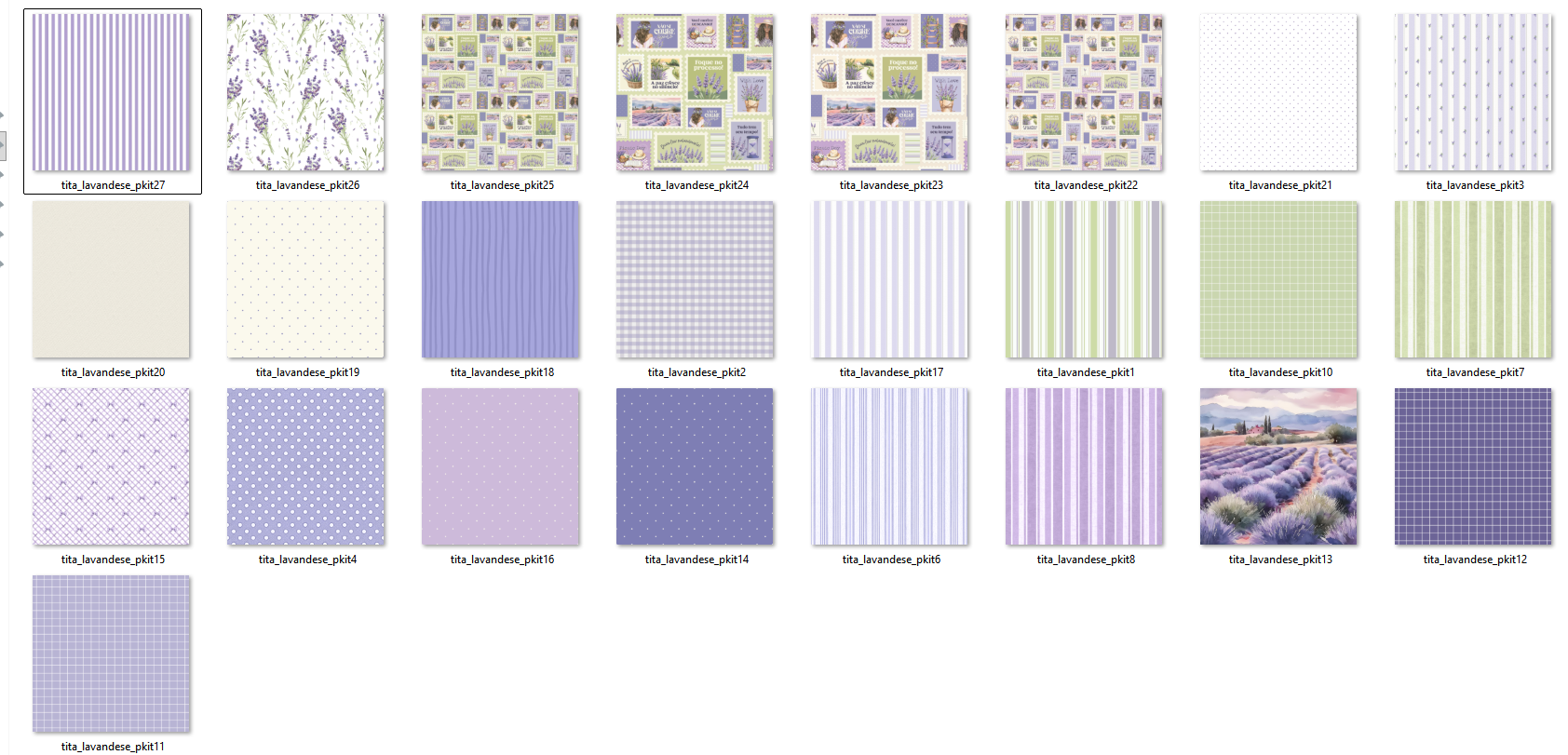 Arquivo Kit Digital Lavanda (Lilás) 4