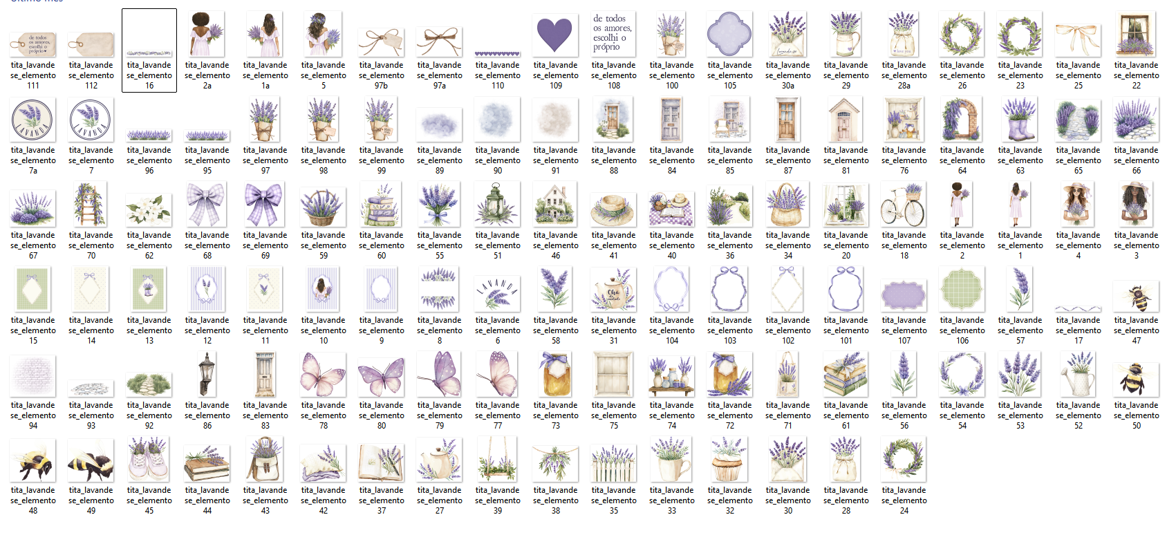 Arquivo Kit Digital Lavanda (Lilás) 2