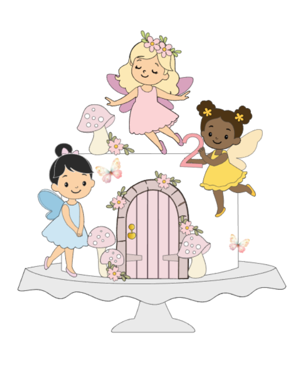 Arquivo Topo de Bolos Fadinhas 1