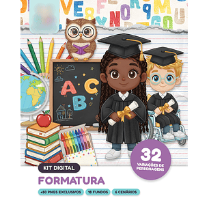 Arquivo Kit Digital Formatura ABC