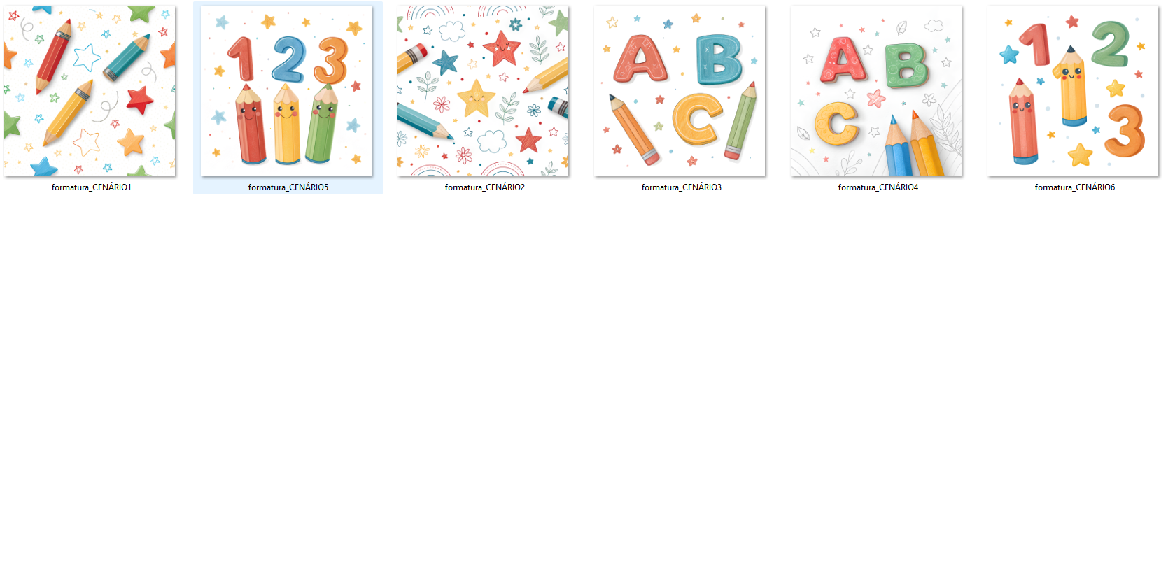 Arquivo Kit Digital Formatura ABC 2