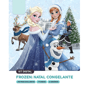 Arquivo Kit Digital Frozen Natal Congelante