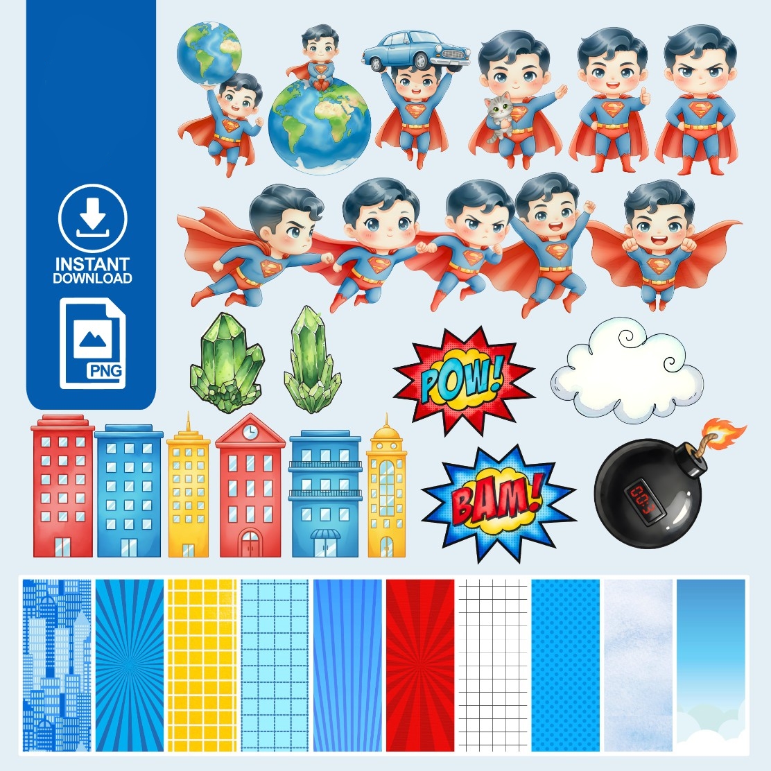 Arquivo Kit Digital Super Man 1