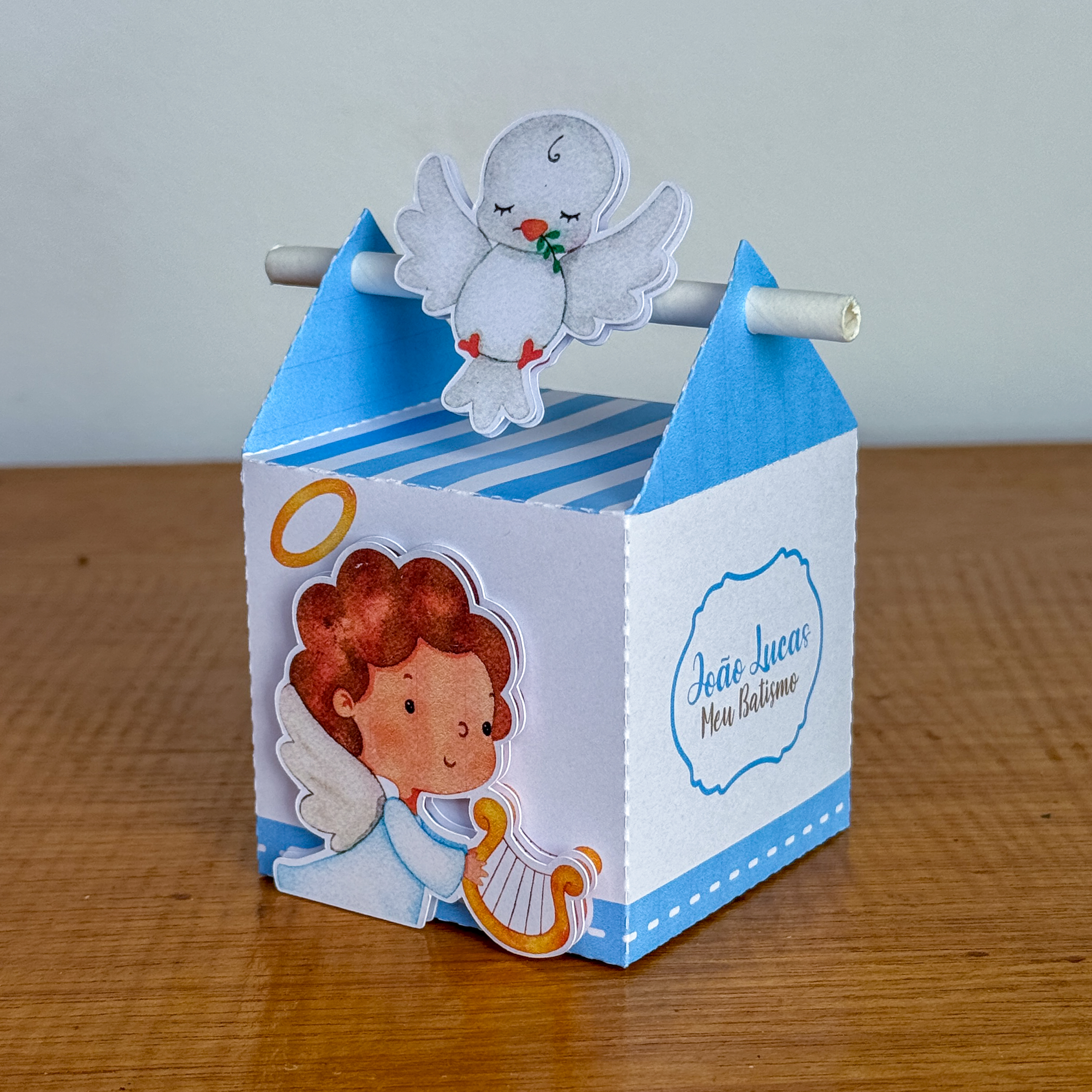 Arquivo de Corte Batizado Azul 2