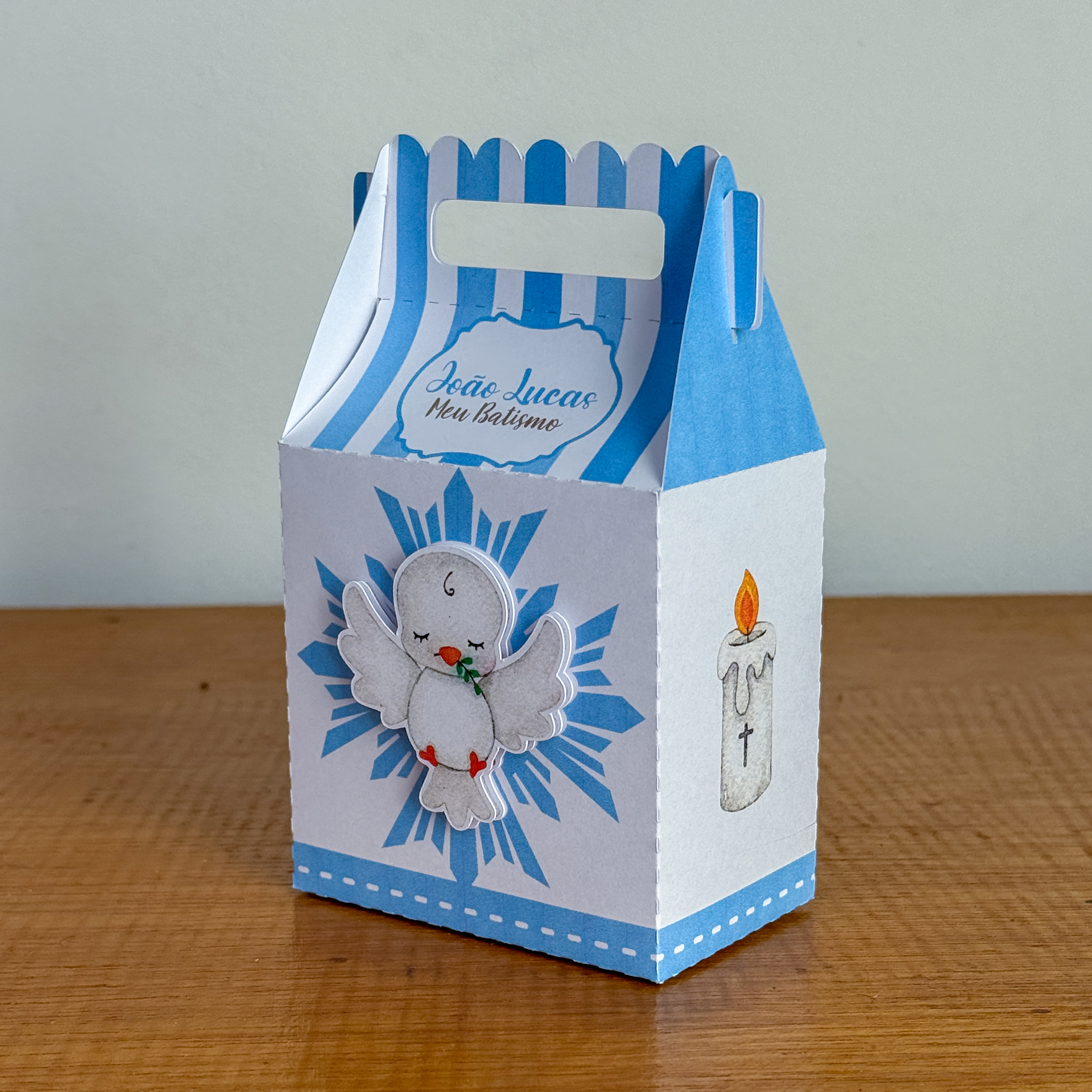 Arquivo de Corte Batizado Azul 10