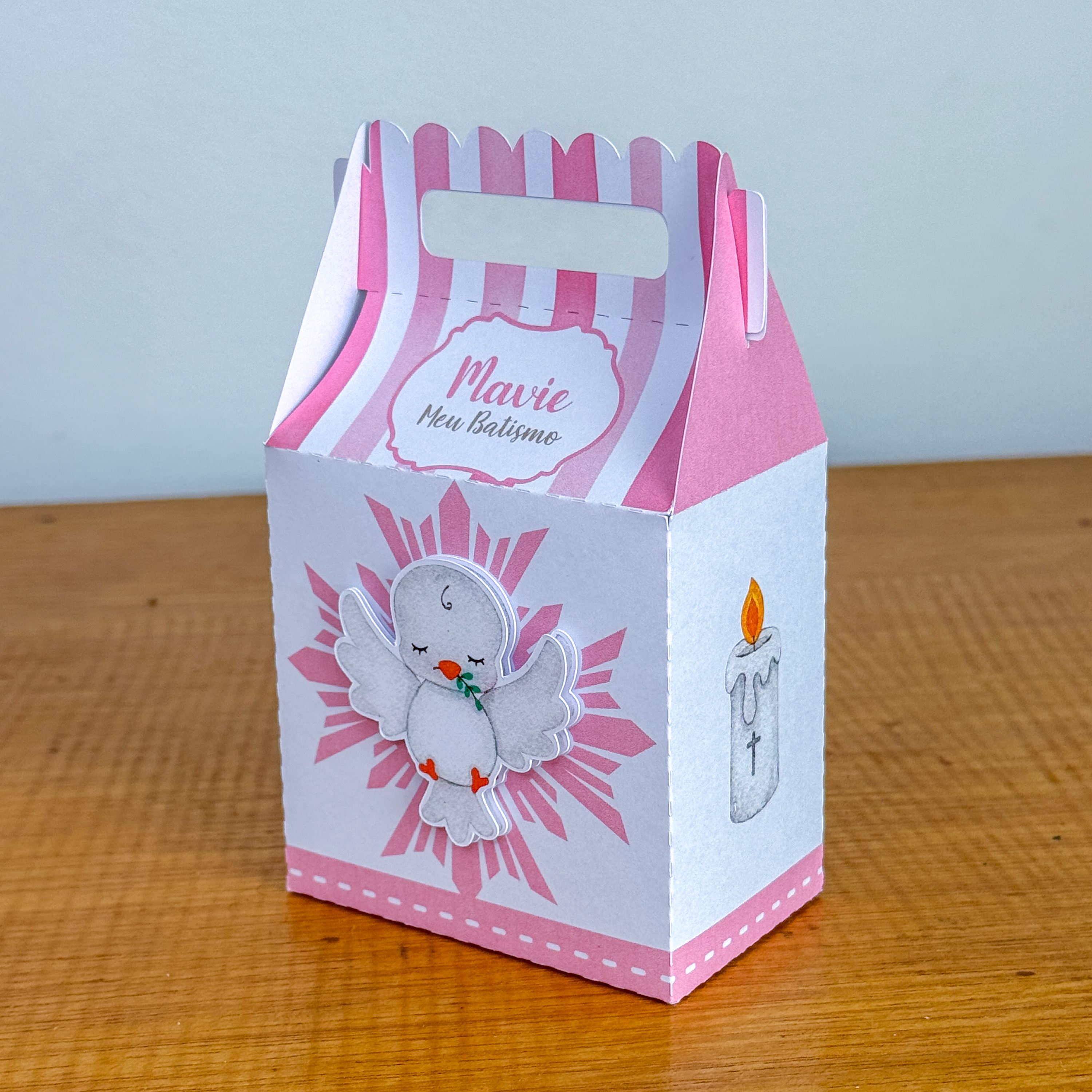 Arquivo de Corte Batizado Rosa 2