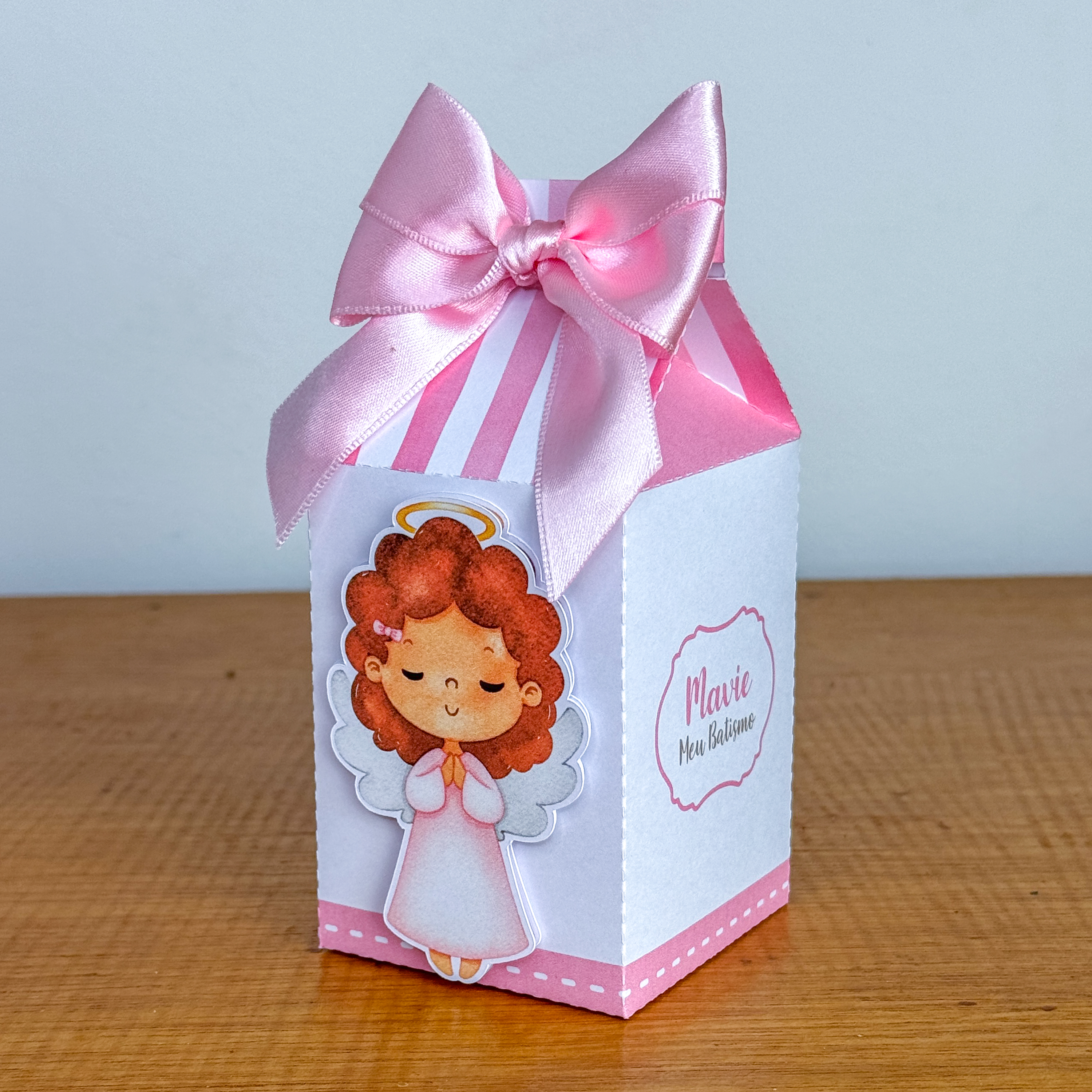 Arquivo de Corte Batizado Rosa 8