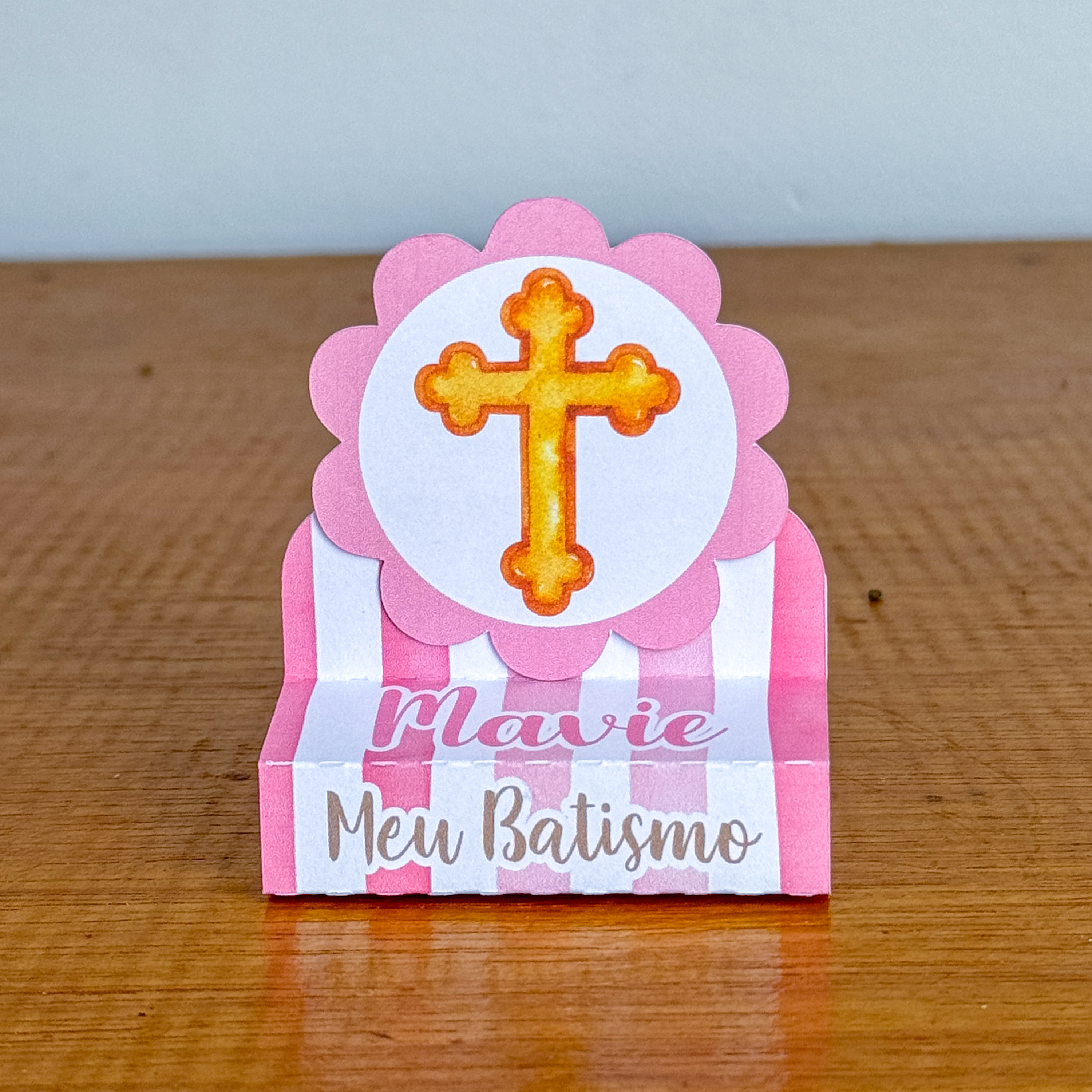 Arquivo de Corte Batizado Rosa 10