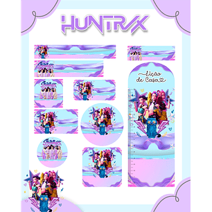Arquivo Etiqueta Escolar Huntrax