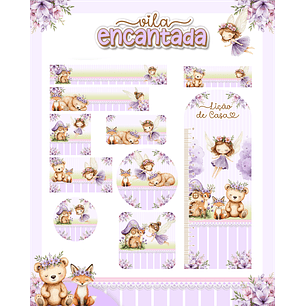 Arquivo Etiqueta Escolar Vila Encantada