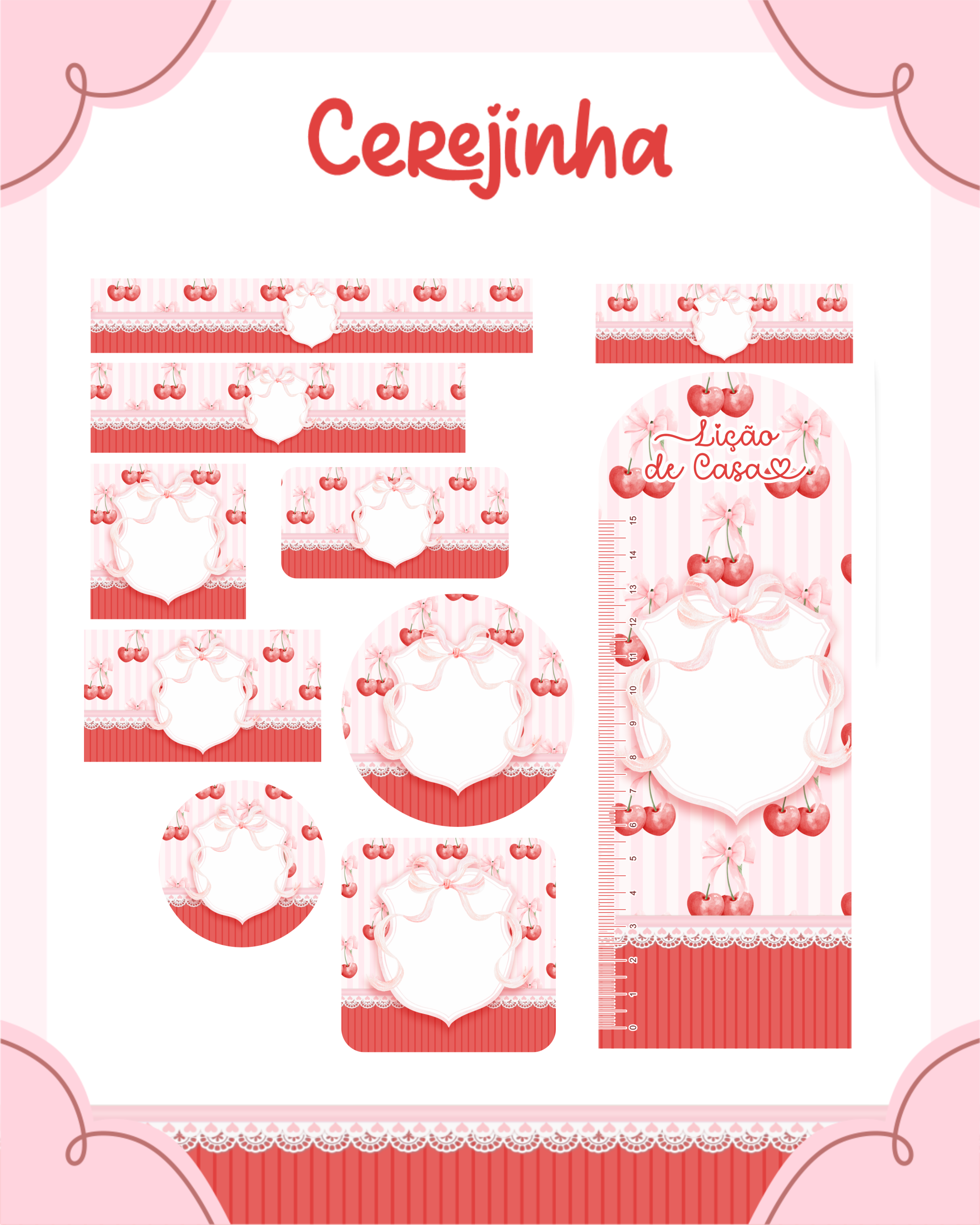 Arquivo Etiqueta Escolar Cerejinha 1