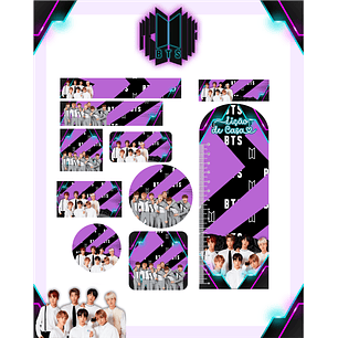 Arquivo Etiqueta Escolar BTS