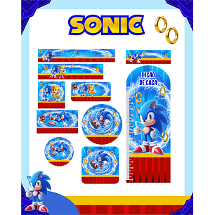 Arquivo Etiqueta Escolar Sonic