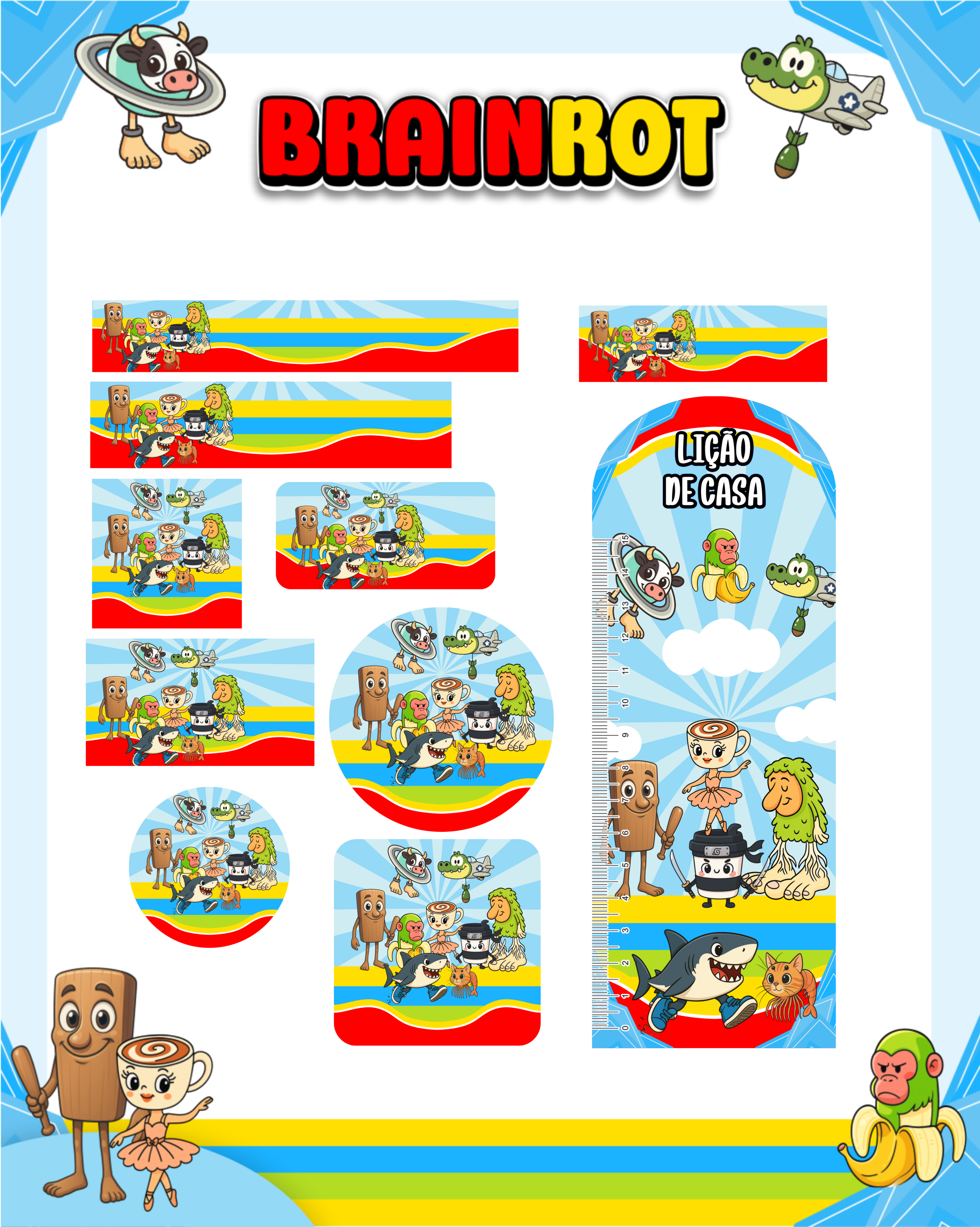 Arquivo Etiqueta Escolar Brainrot 1