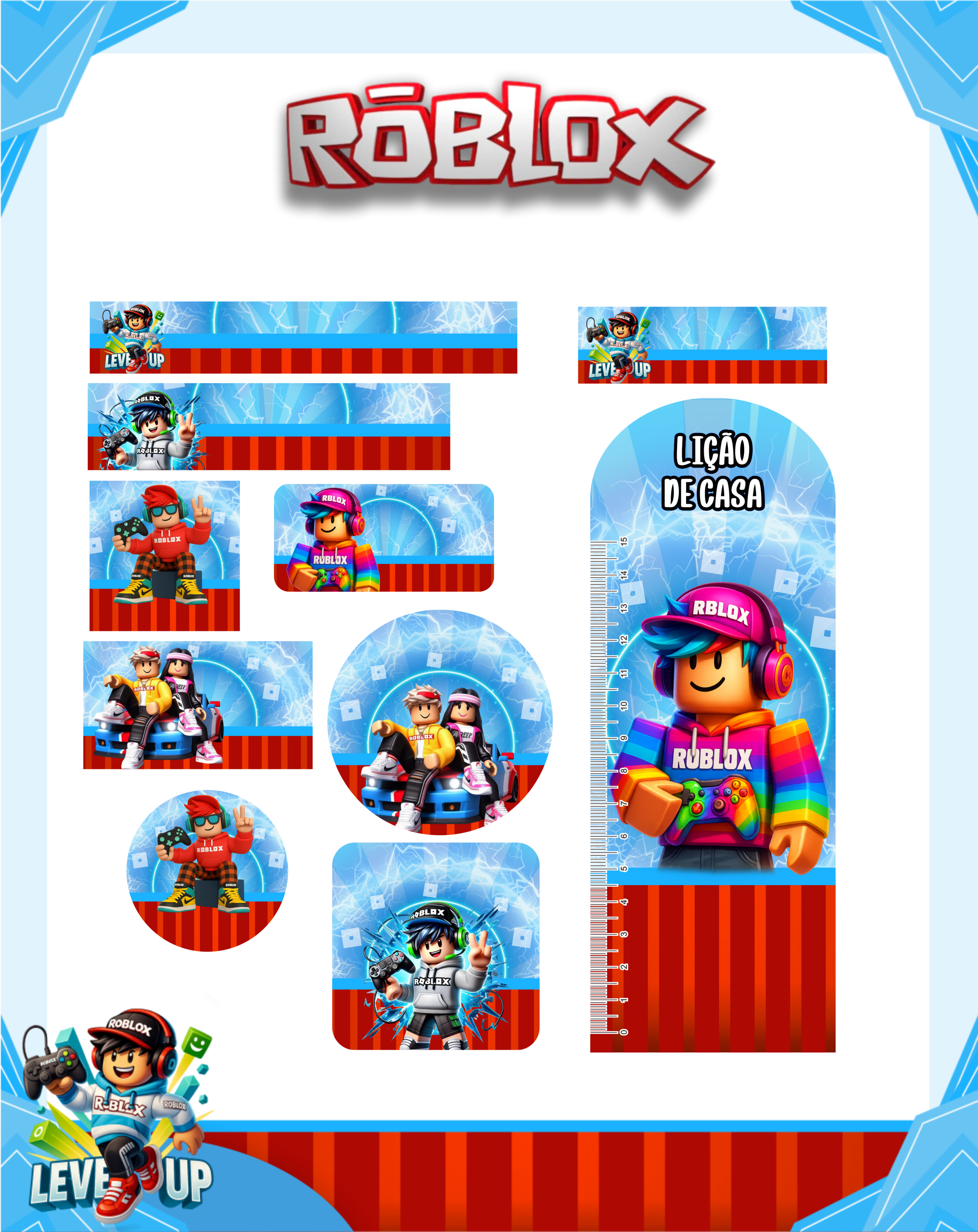 Arquivo Etiqueta Escolar Róblox 1