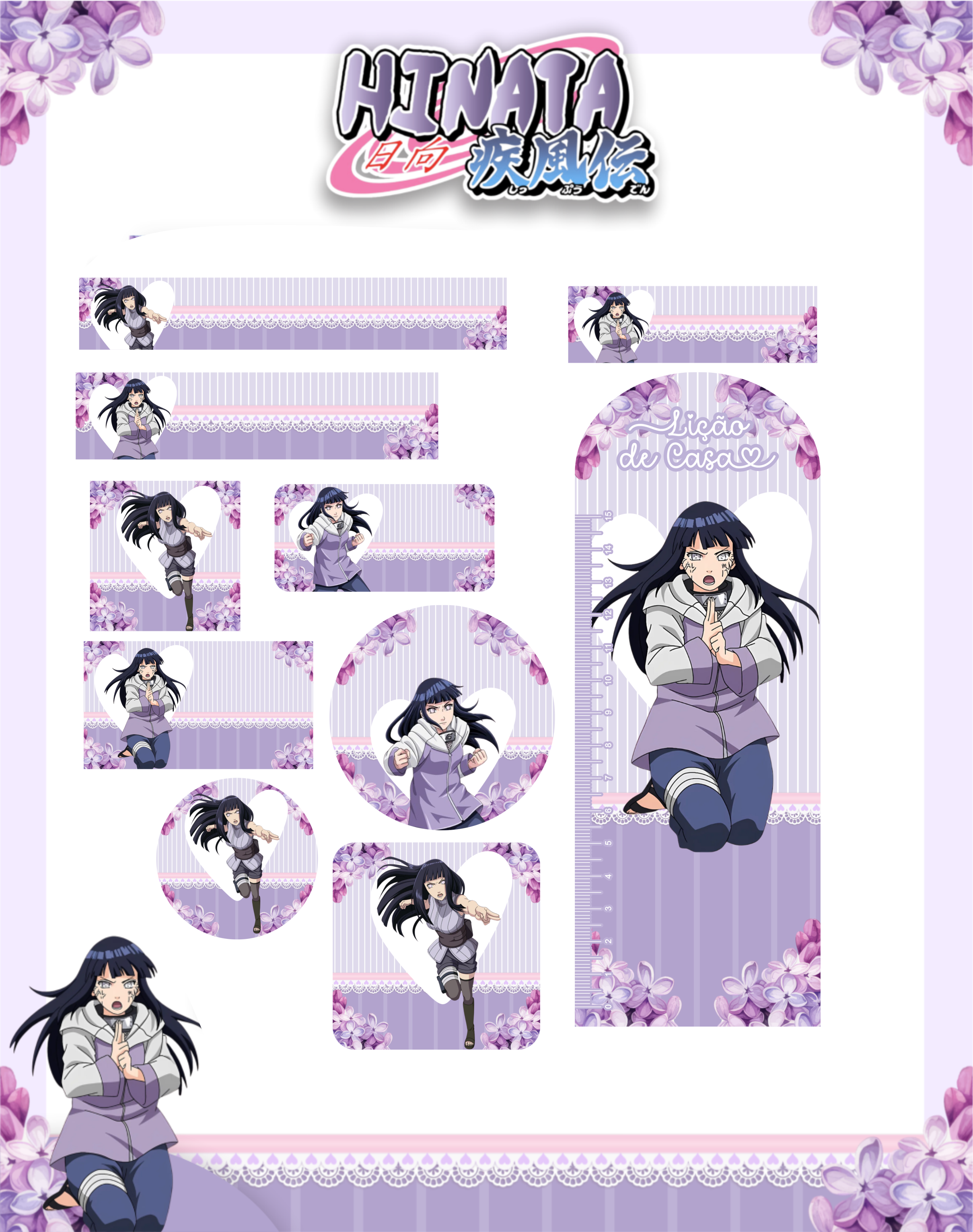 Arquivo Etiqueta Escolar Hinata 1