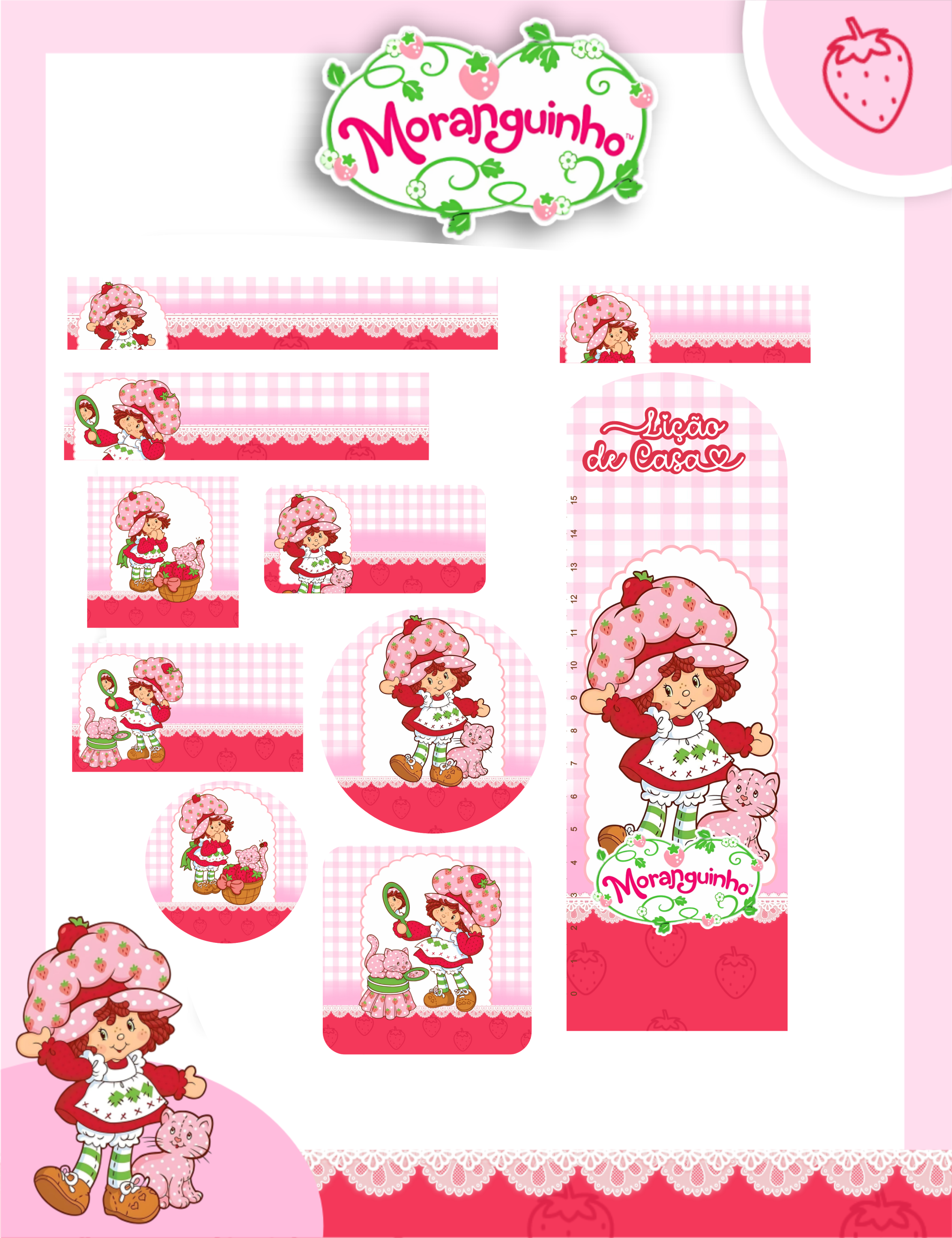 Arquivo Etiqueta Escolar Moranguinho  1
