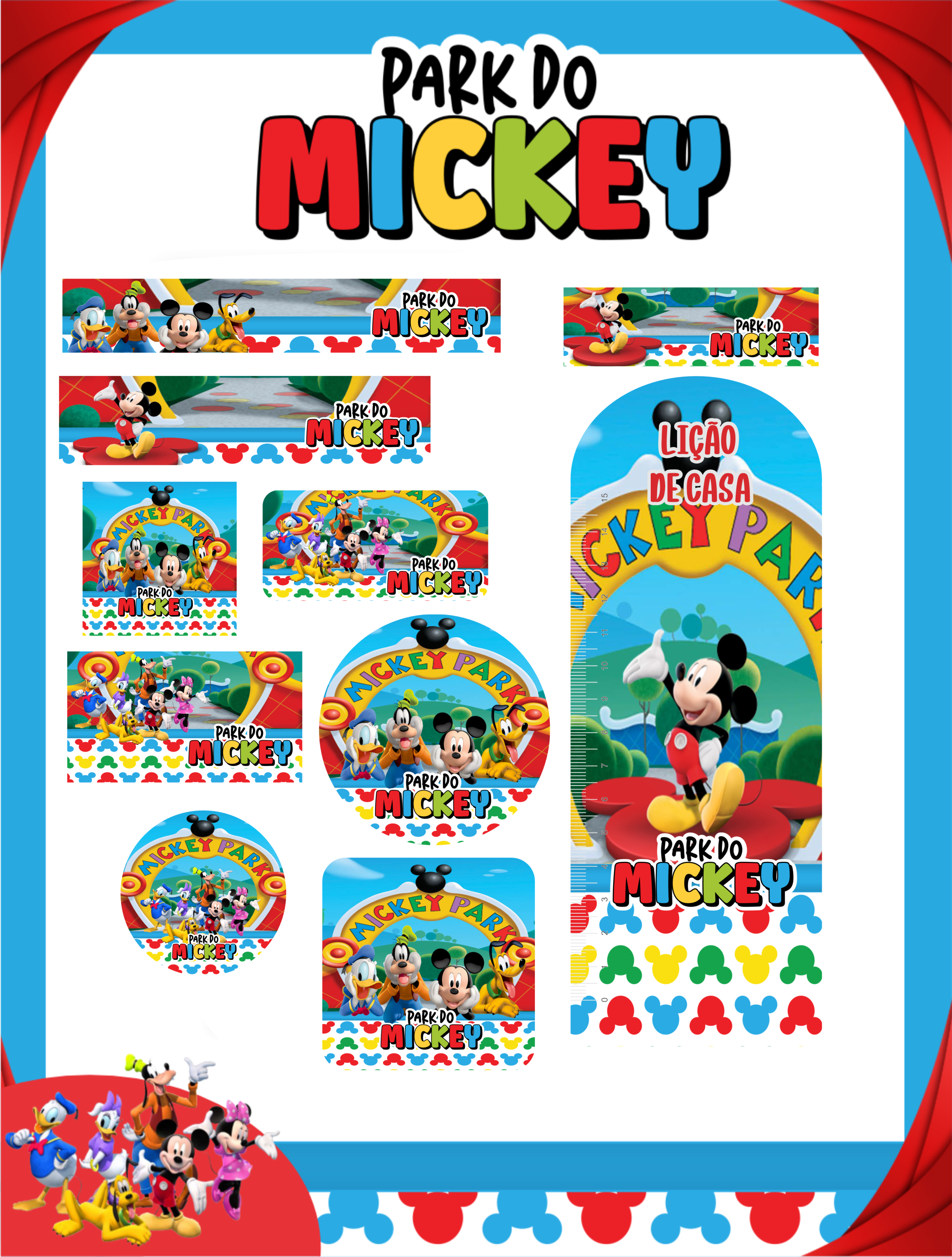 Arquivo Etiqueta Escolar Park do Mickey  1