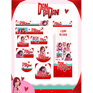 Arquivo Etiqueta Escolar Dandadan