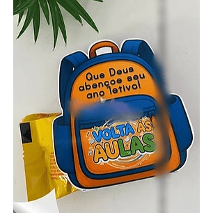 Arquivo Volta as Aulas Porta Bombom Mochila