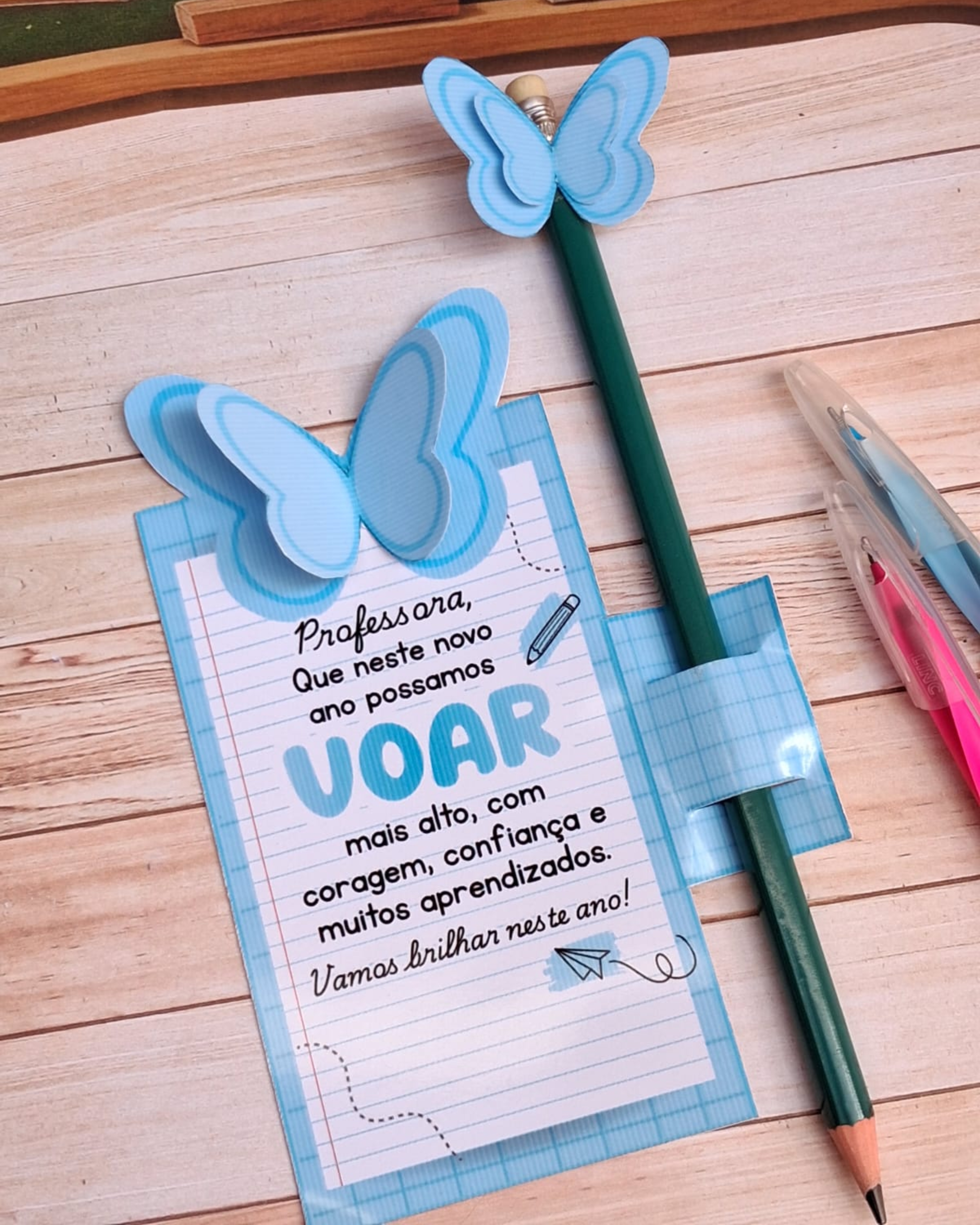 Arquivo Card Lápis Professor Volta ás Aulas  1