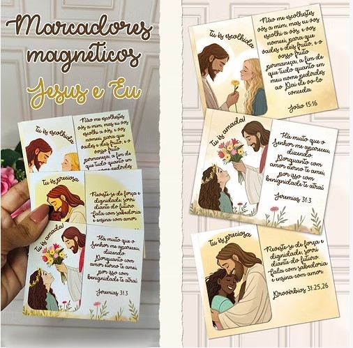 Arquivo de Corte Marcadores Magnéticos Jesus e Eu 1