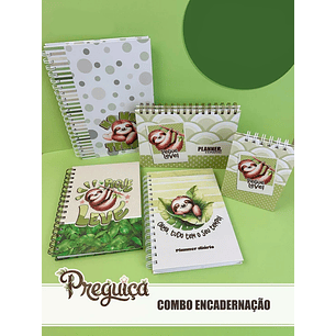 Arquivo Combo Encadernação Preguiça