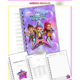 Arquivo Agenda Escolar Guerreiras do K-Pop