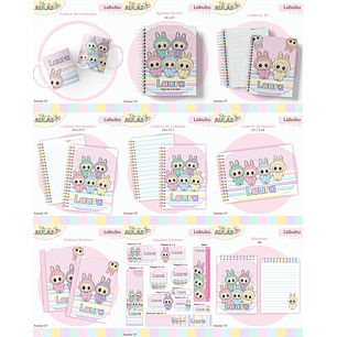 Arquivo Encadernação Escolar Labubu