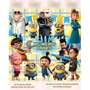 Arquivo Kit Digital Meu Malvado Favorito